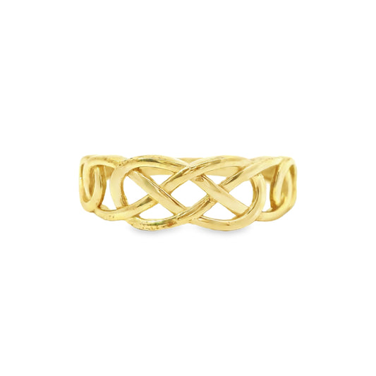 9ct Gold Celtic Pattern Ring
