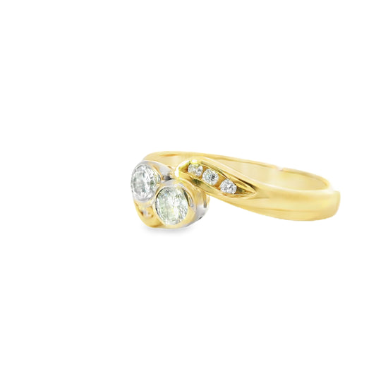 18ct Gold Ring with Diamonds