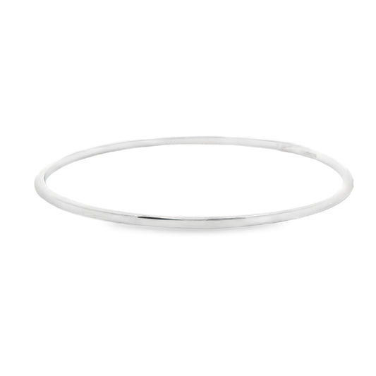 9ct White Gold Bangle