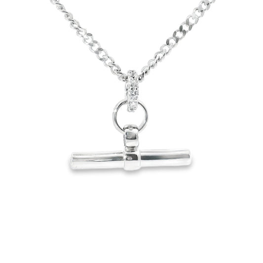 T-bar Pendant on Chain