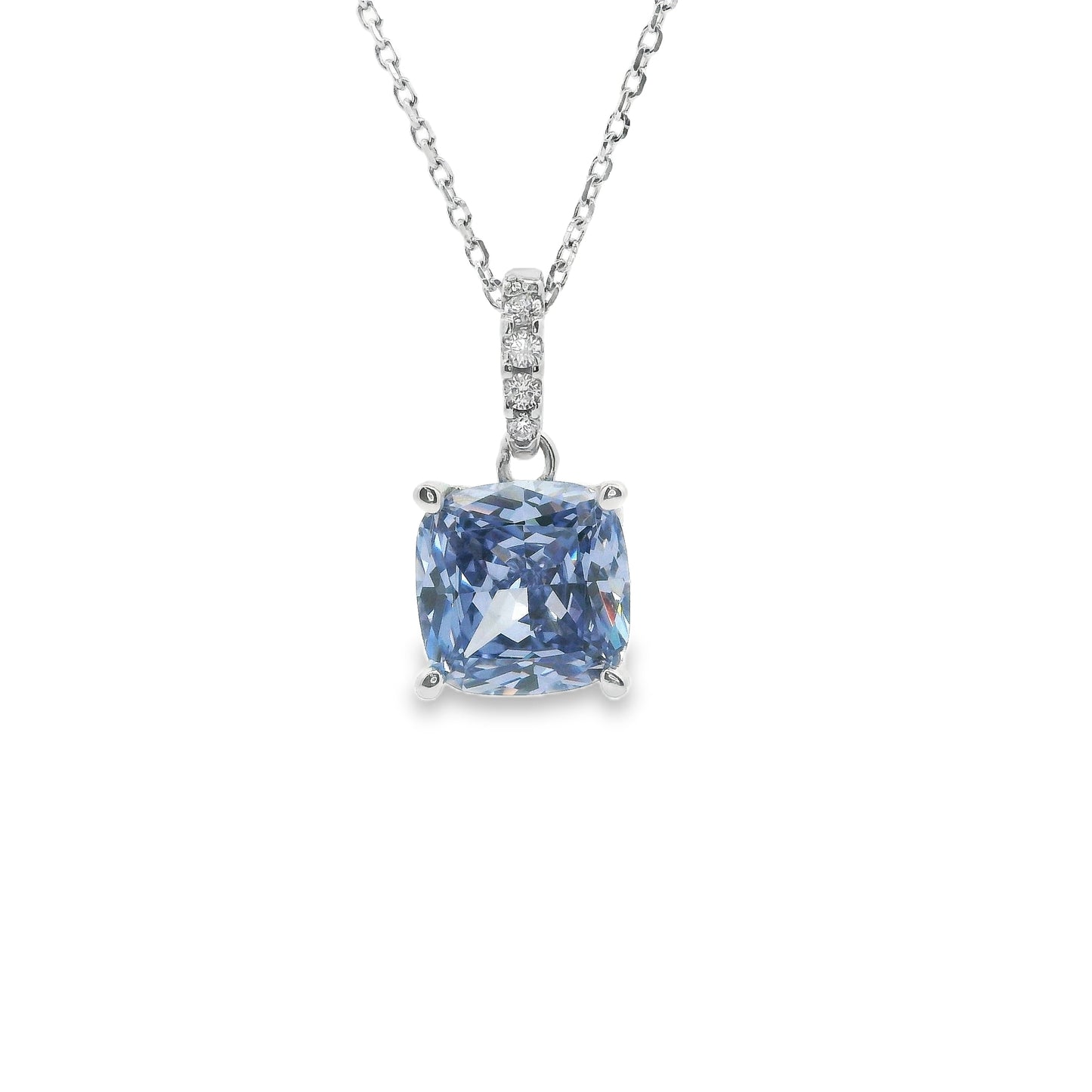 Tanzanite Cubic Zirconia Necklace