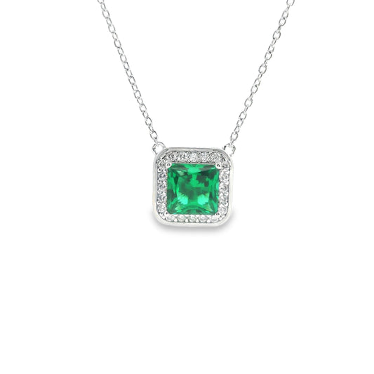 Silver Art Deco Style Necklace