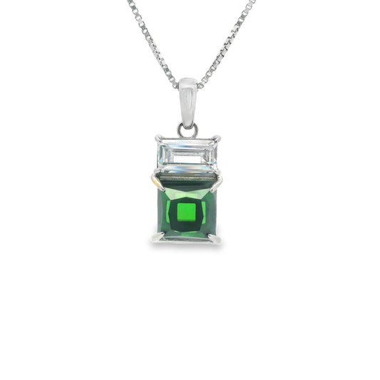 Toi et Moi Drop Pendant