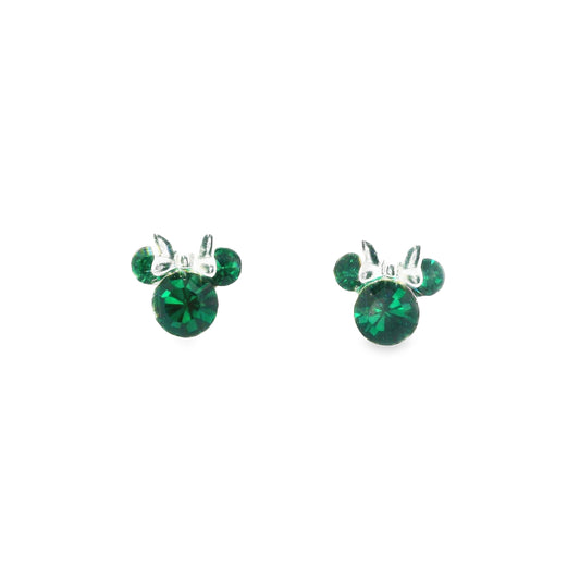 Disney Minnie Mouse Earrings Birthstone Collection - Adults