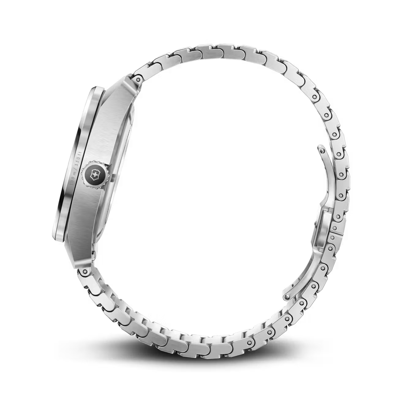 Side profile of Victorinox Concept One Automatic 242059 39mm stainless steel case