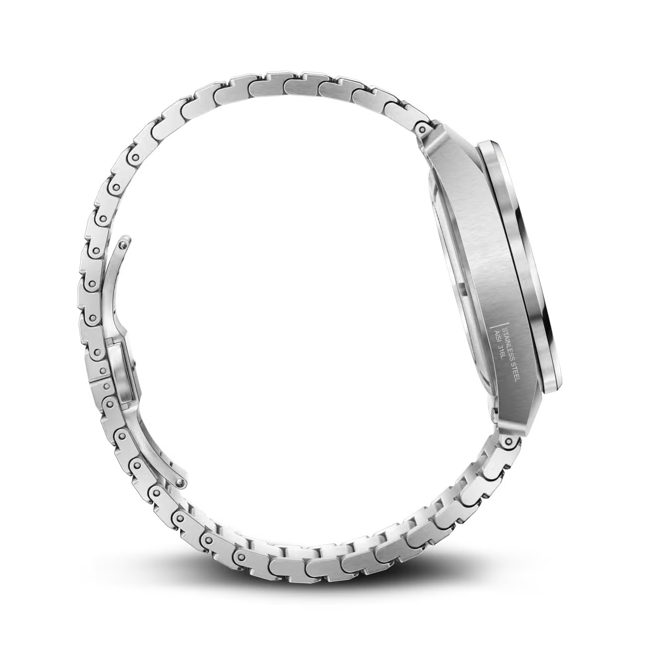 Side profile of Victorinox Concept One Automatic 242059 39mm stainless steel case