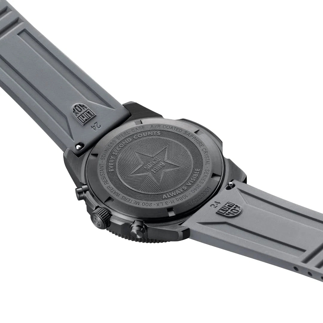 Luminox Pacific Diver Chronograph 44mm black stainless steel case with CARBONOX rotating bezel