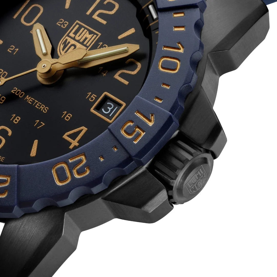 Luminox XS.3255.CB.NSF blue bezel and black stainless steel case