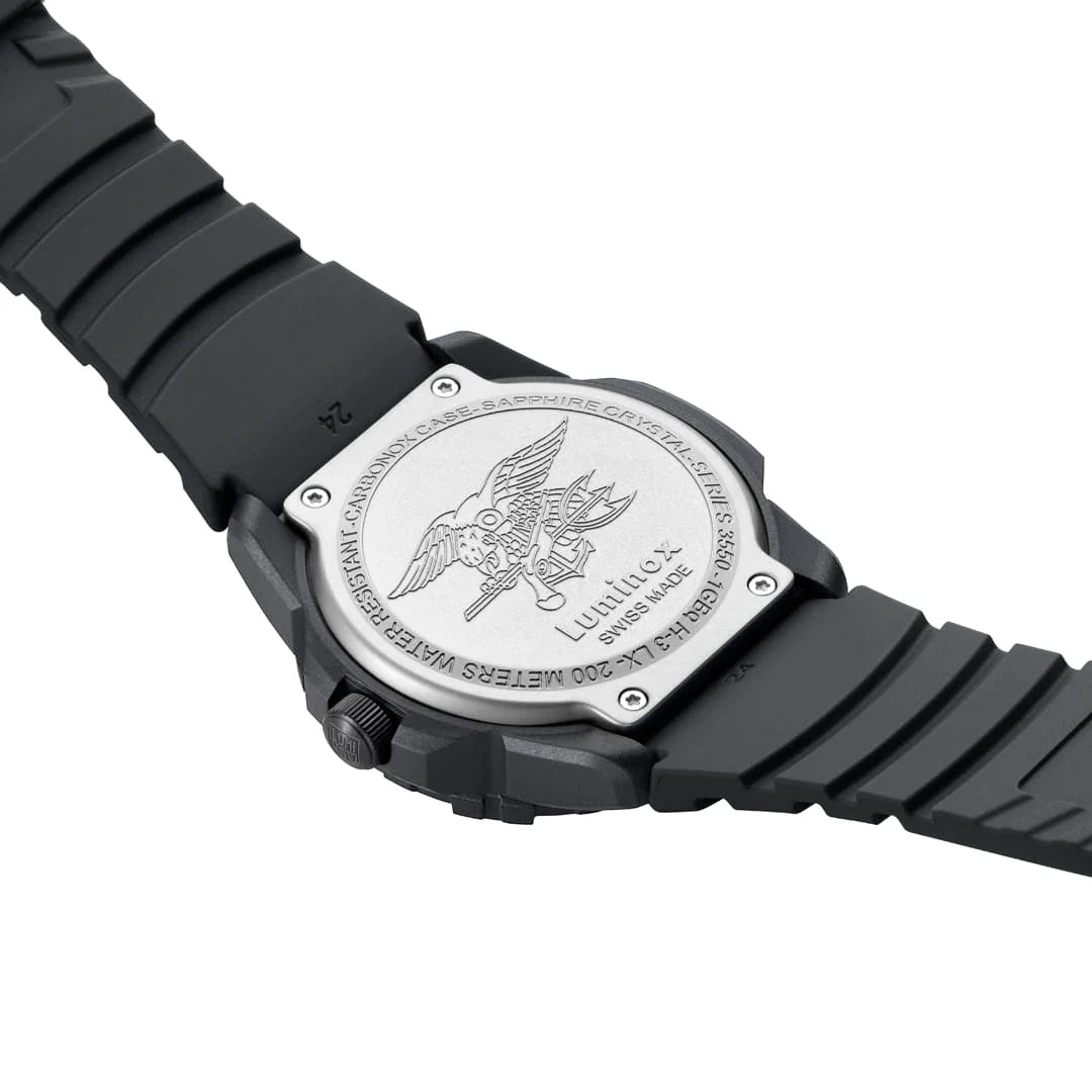 Luminox Navy SEAL XS.3551.BO black nitrile rubber strap