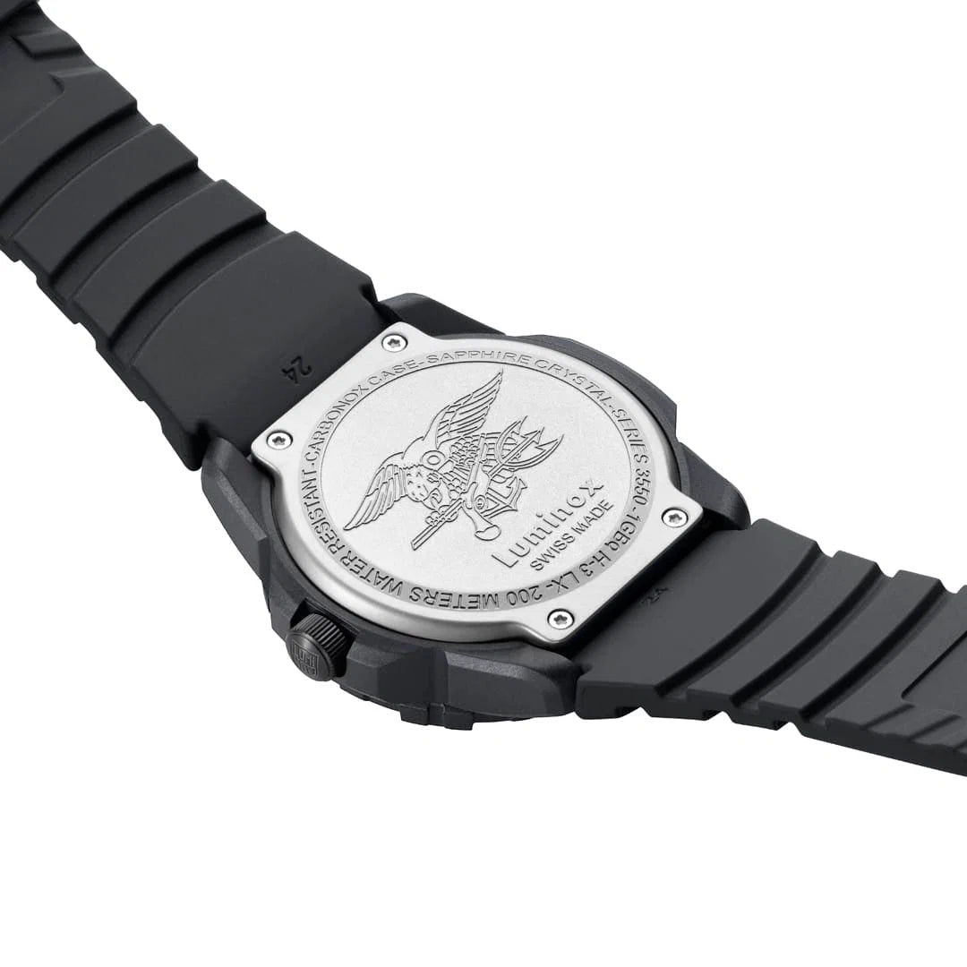 Luminox Navy SEAL XS.3567 Swiss Made watch case back