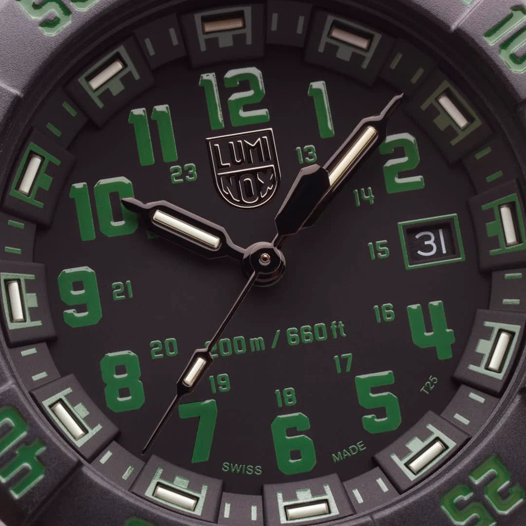 Luminox Navy SEAL XS.3567 black dial with green numerals