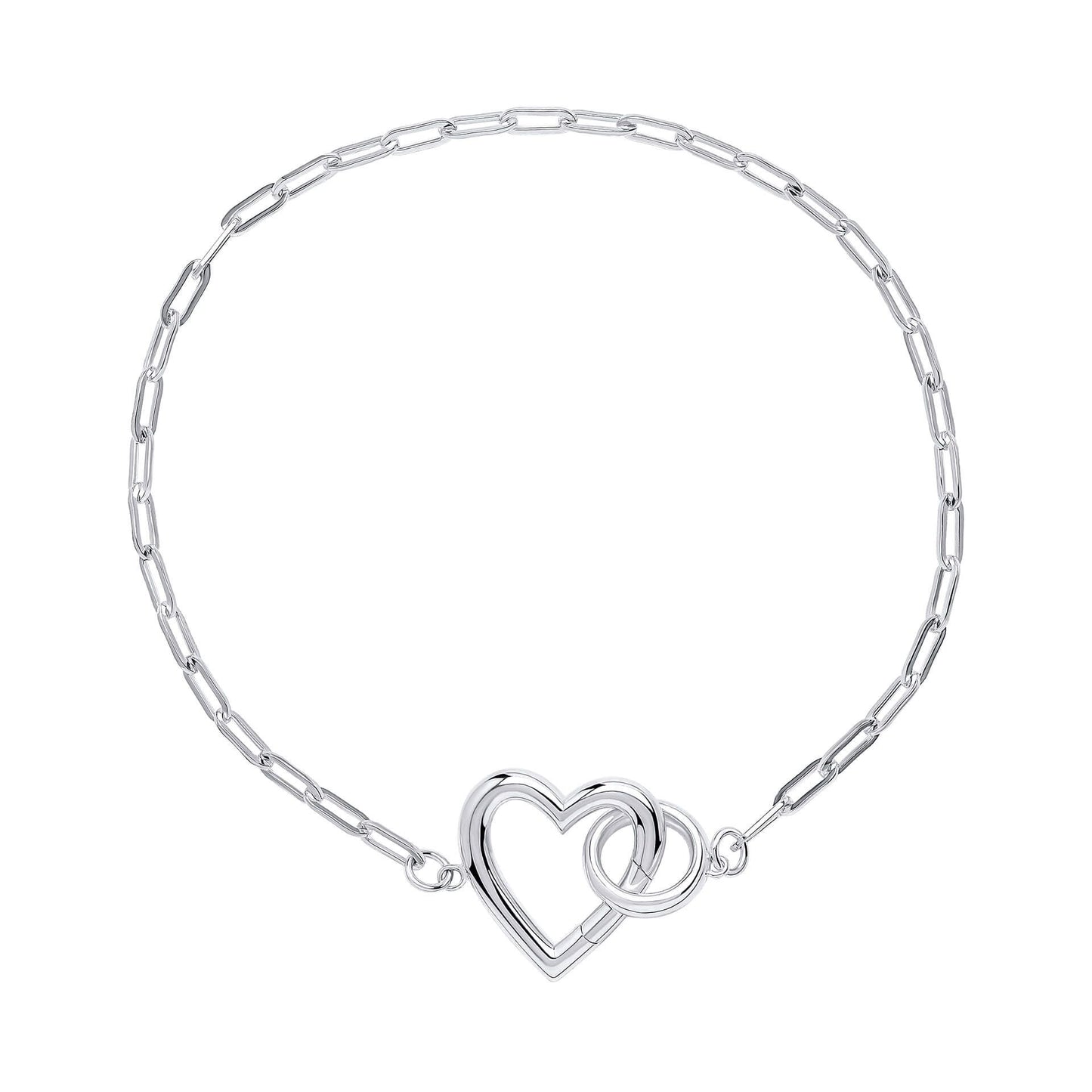 Heart Connection Chain Bracelet