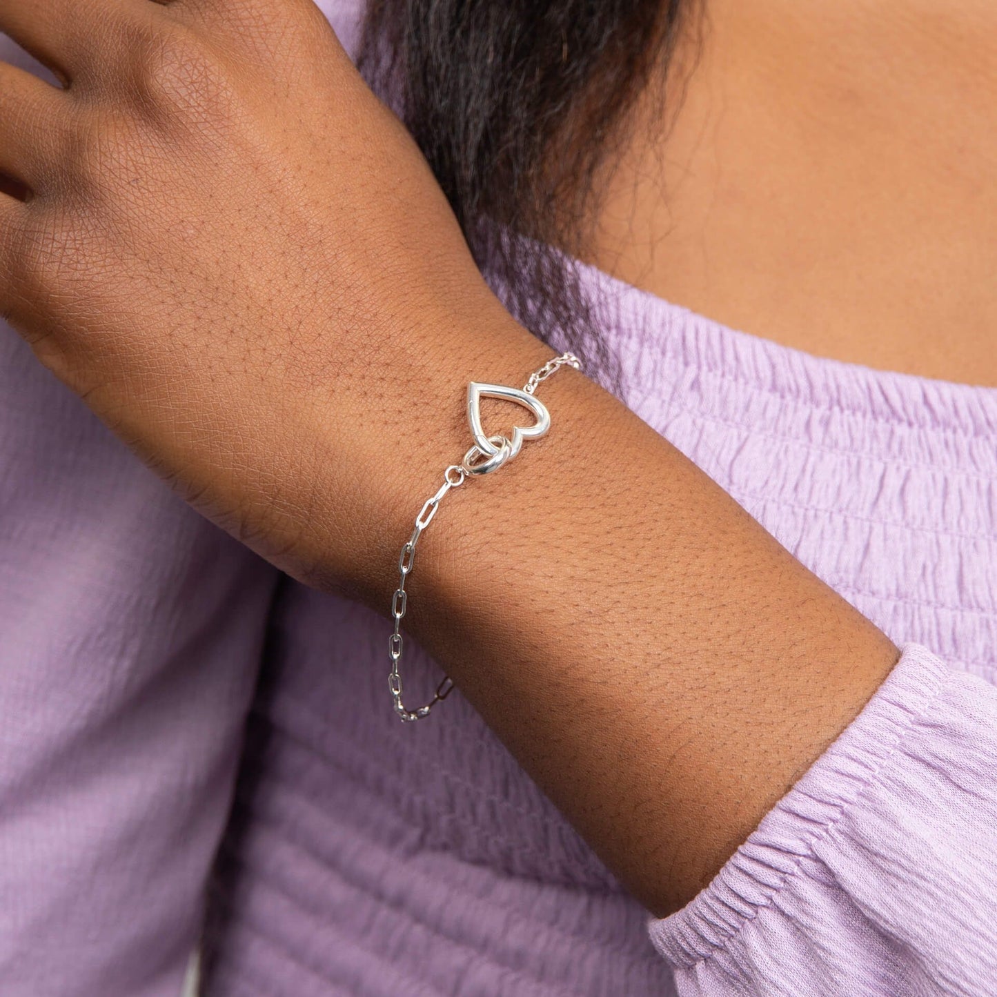 Heart Connection Chain Bracelet