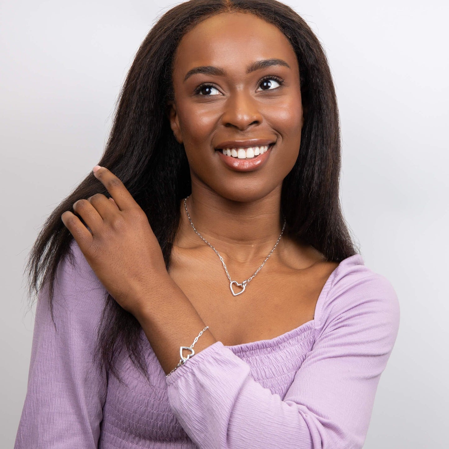 Heart Connection Chain Bracelet