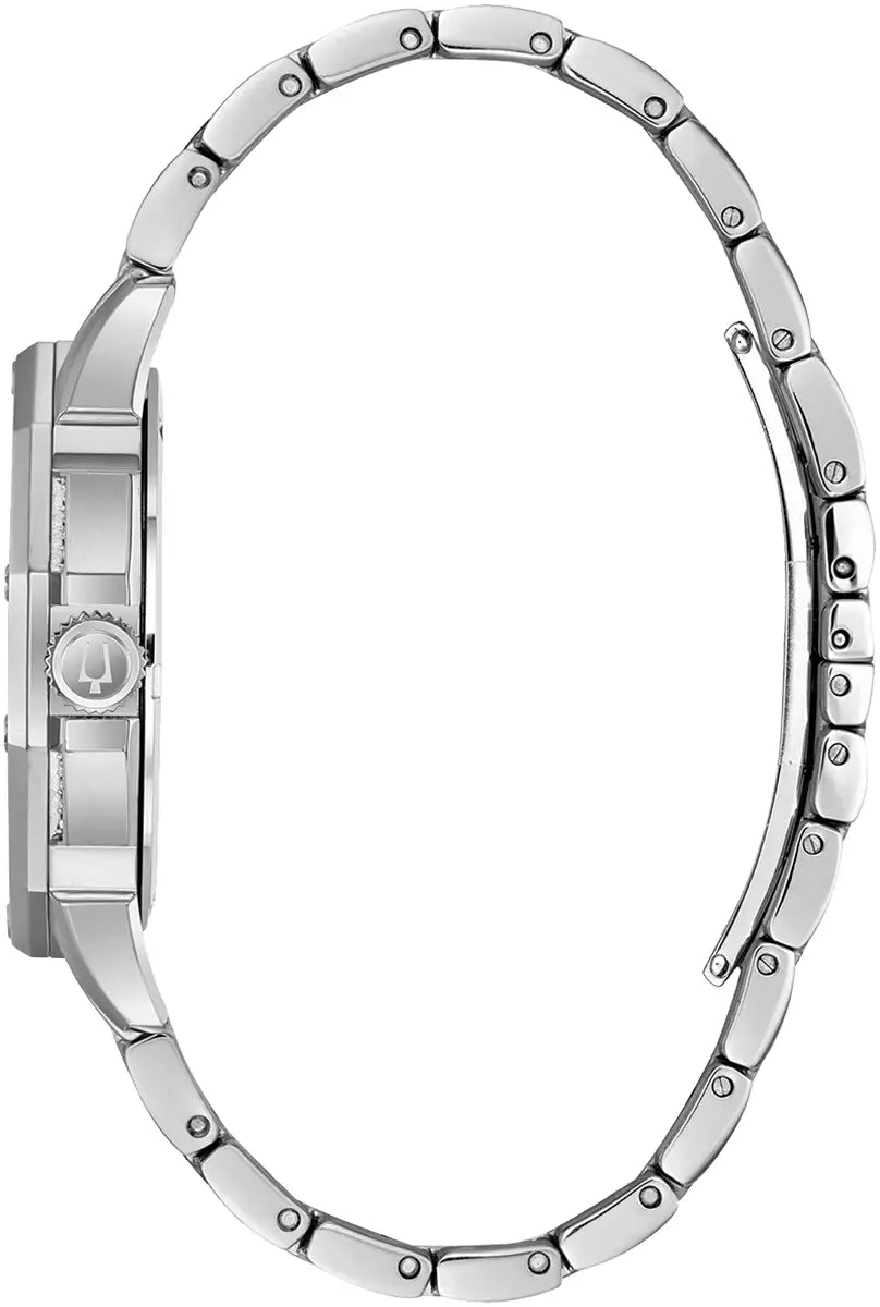 Bulova Octava 96C134 42mm stainless steel case with crystal-set bezel