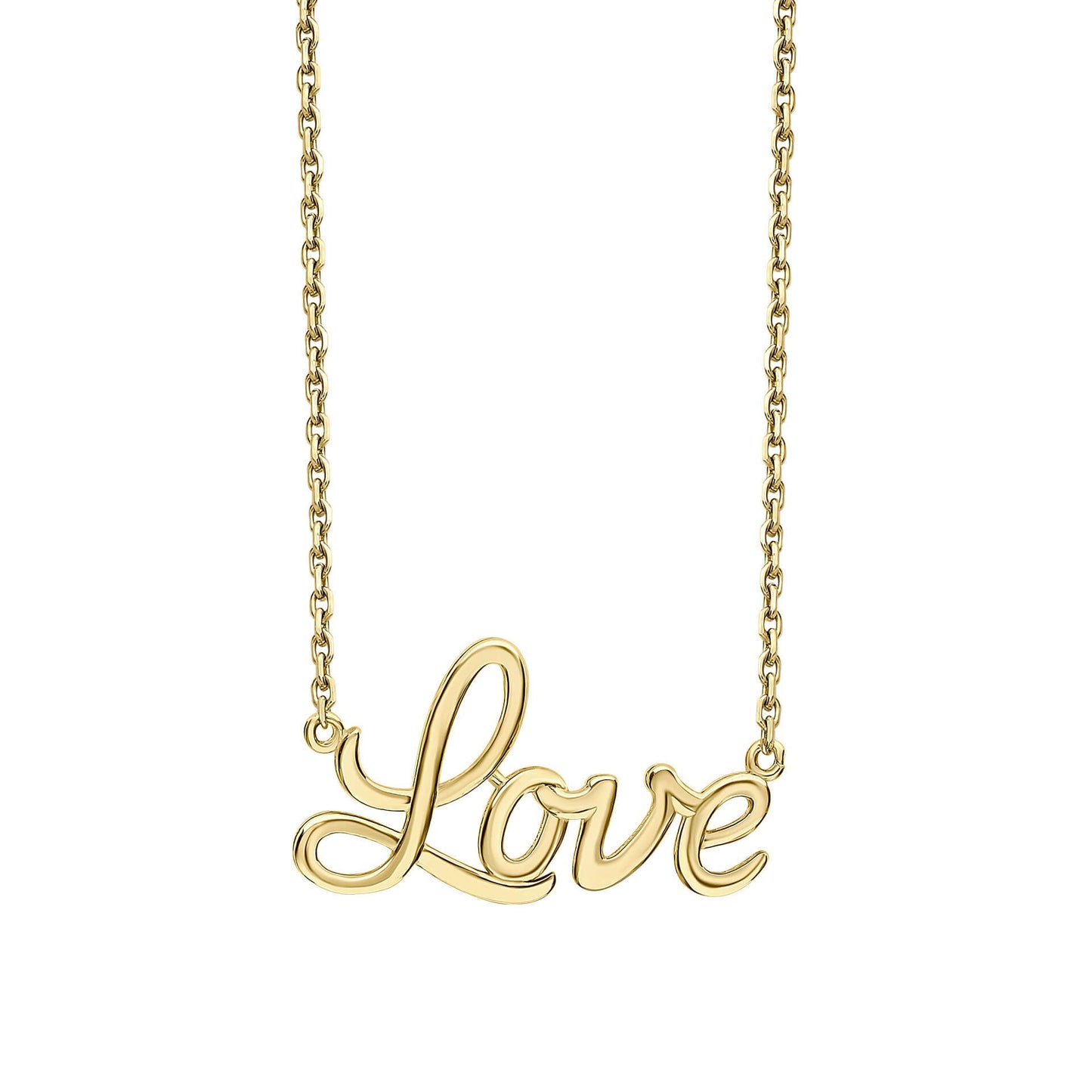 Love Necklace in 9ct Gold