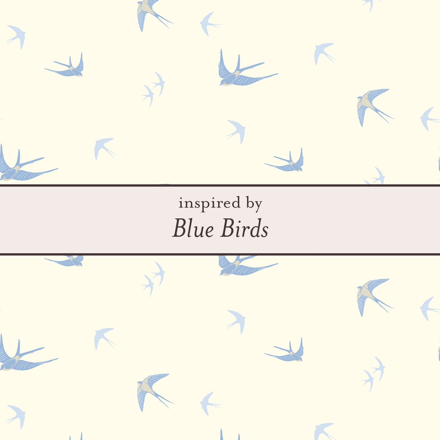 Blue Birds Stud Earrings