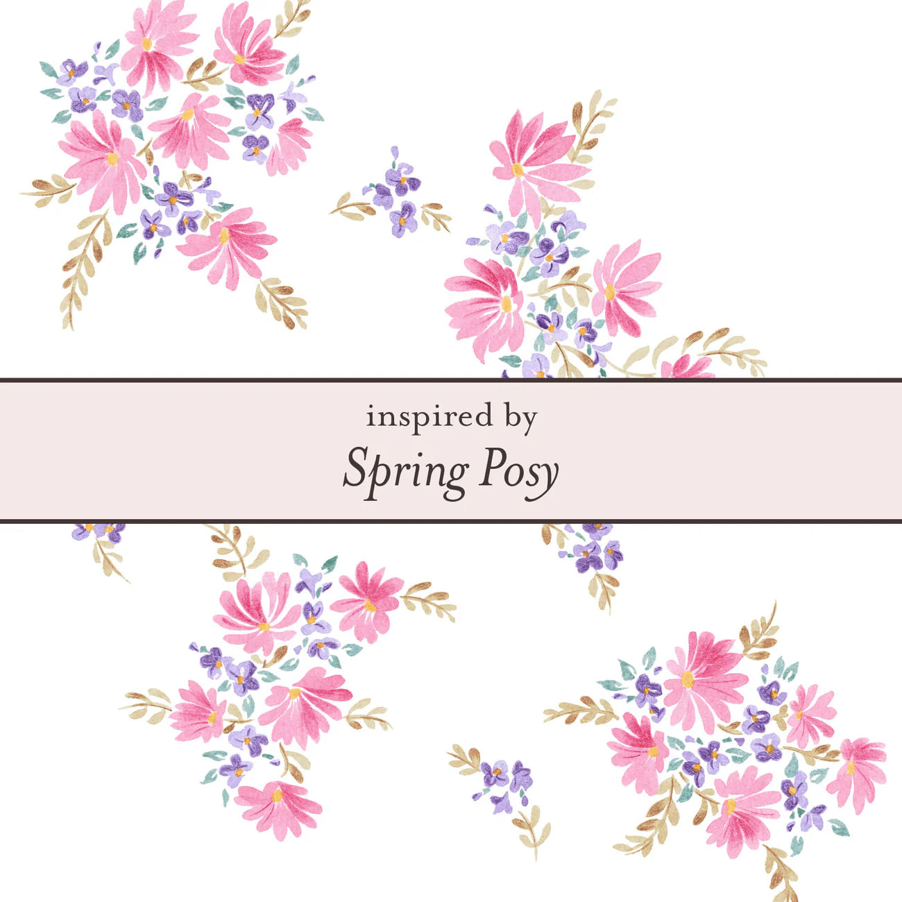 Spring Posy Vintage Stud Earrings