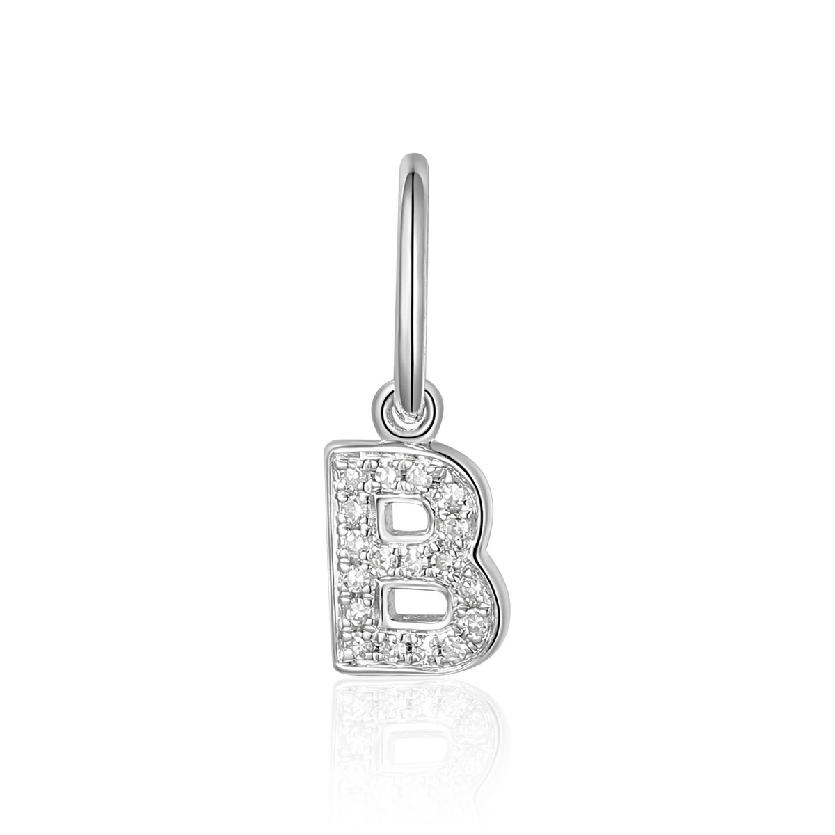 9ct yellow and white gold diamond initial charms with natural diamonds – Marcus Tempus