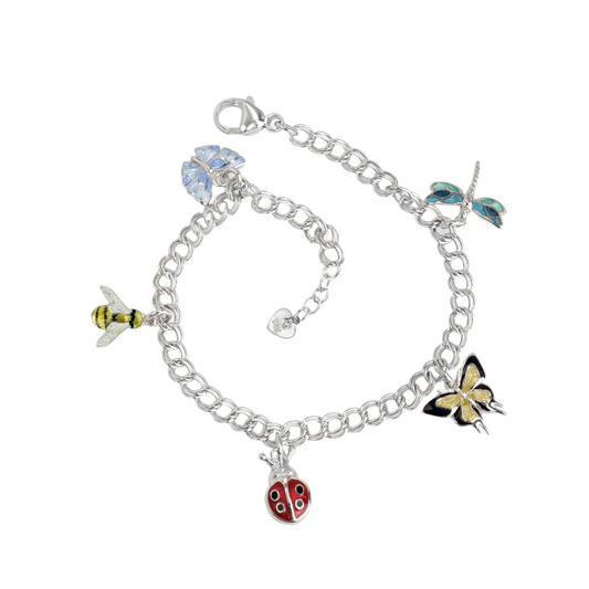 Multi Nature Bracelet. Sterling Silver