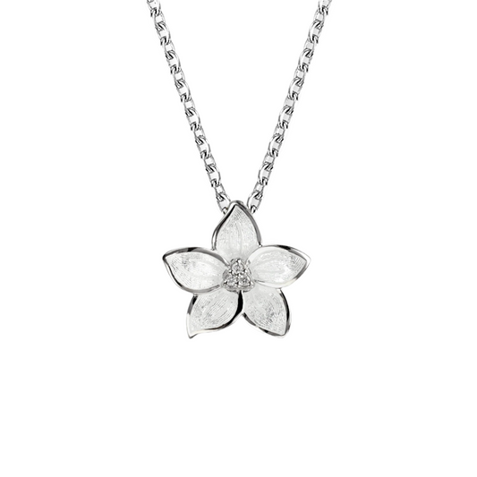 White Stephanotis Necklace