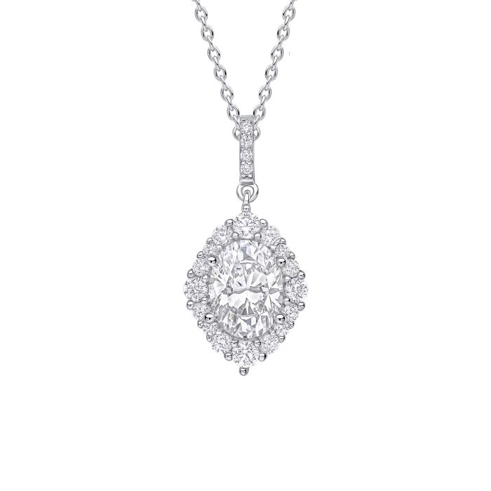 Oval Cluster Pendant